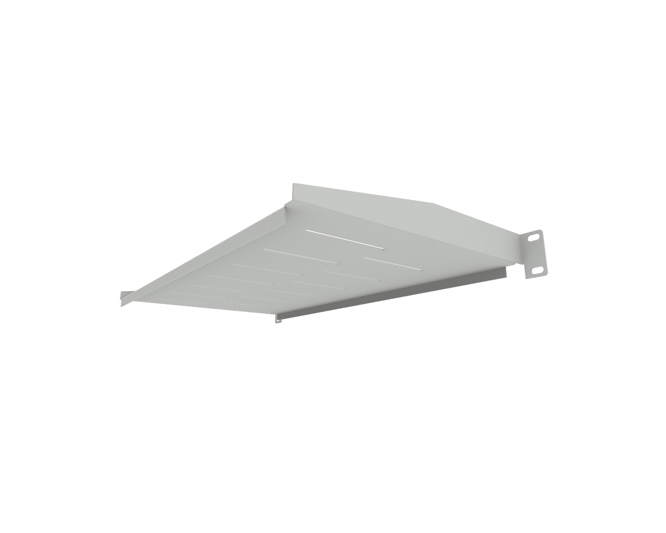 Rack shelfs - solid: PR-19"-350-1U-S-R7035